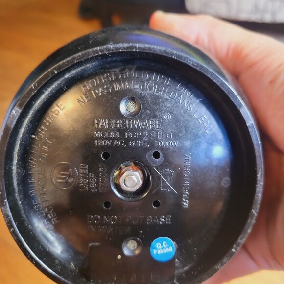 Vintage 8 Cup Farberware Superfast Automatic Coffee Percolator Model FCP-280 - Picture 6 of 12